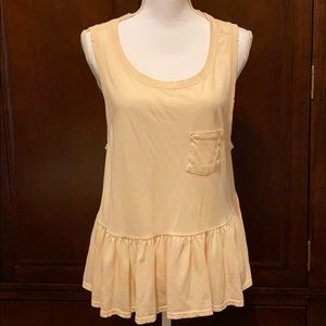 Free People Continental Peplum Tank